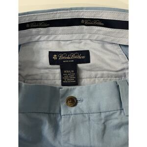 Brooks Brothers Pants Men W38 L30 Blue Hudson Linen Cotton Blend